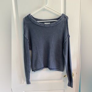 American Eagle Navy Blue Knit Sweater
